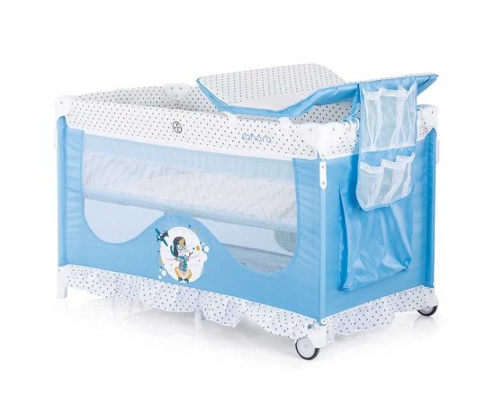 Patut pliabil Chipolino Sahara pilot, Culoare: Albastru,poza 3