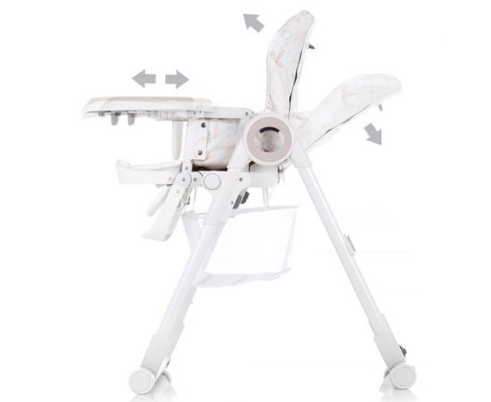 Scaun de masa Chipolino Master Chef mocca, Culoare: Crem,poza 3