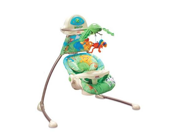 Leagan Rainforest Open-Top Cradle - Fisher Price