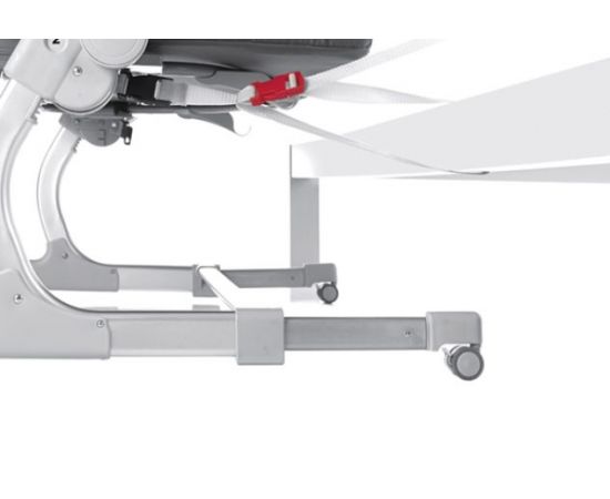 Patut multifunctional Jane Baby Side Star, Culoare: Alb/Gri,poza 2