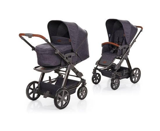 Carucior Turbo 4 Street ABC Design 2018, Culoare: Gri/Negru