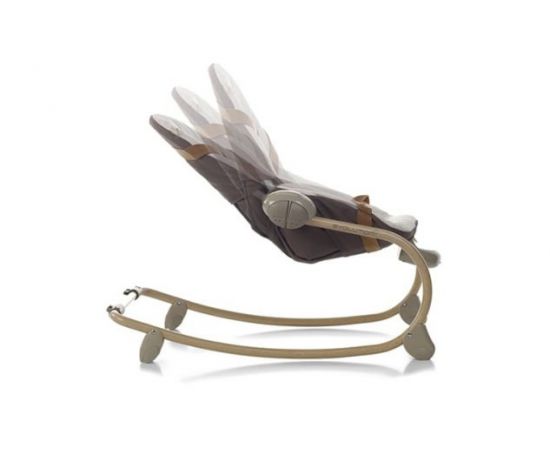 Balansoar cu vibratii Jane Evolution Star, Culoare: Alb/Gri,poza 4