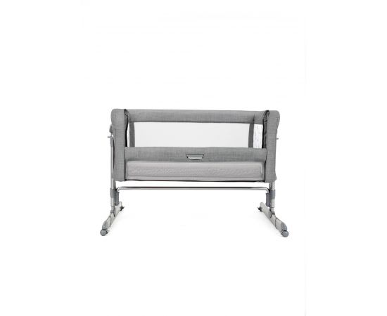 Patut Pliant 2 in 1 Joie Roomie Glide Starry Night, Culoare: Gri deschis,poza 3