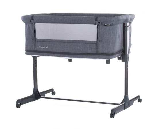 Patut Co-Sleeper si Tarc Chipolino Mommy'n Me Graphite, Culoare: Gri