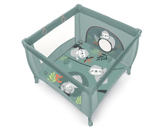 Tarc de joaca pliabil Baby Design Play UP 04 Green 2020, Culoare: Verde