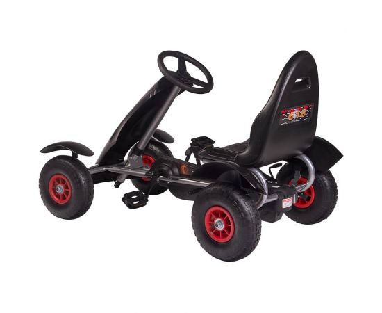 Kart cu pedale Kidscare F618 Air negru
