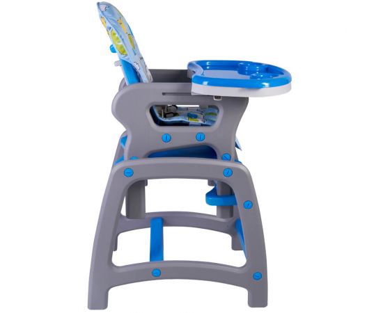 Scaun de masa multifunctional albastru Kidscare, Culoare: Albastru,poza 2