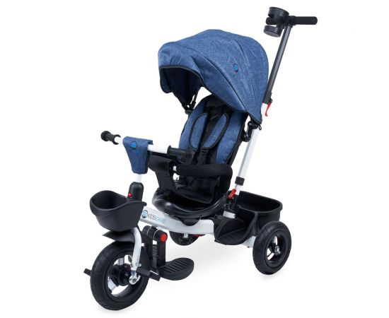 Tricicleta cu scaun rotativ Kidscare Evora albastru, Culoare: Albastru
