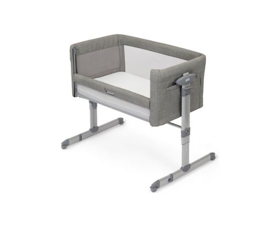 Patut Pliant 2 in 1 Joie Roomie Glide Foggy Gray, Culoare: Gri,poza 5