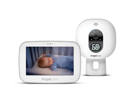 Videofon si Monitor de miscare Angelcare AC527 SensAsure cu placa de detectie wireless,poza 2