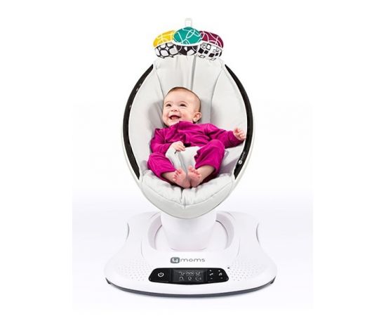 Fotoliu Balansoar Bebelusi 4MOMS MamaRoo 4.0 Classic Gri, Culoare: Gri