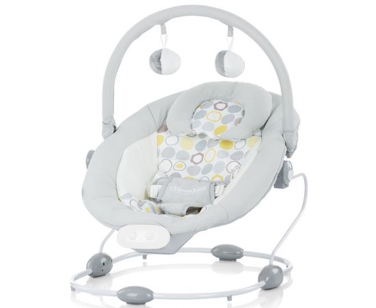 Scaunel balansoar Chipolino Siesta gray, Culoare: Gri,poza 2