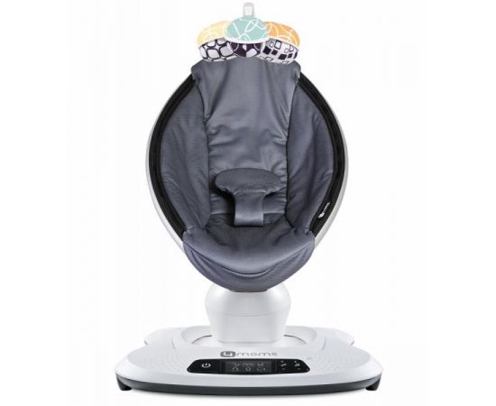 Fotoliu Balansoar Bebelusi 4MOMS MamaRoo 4.0 Cool Mesh Dark-Grey, Culoare: Gri,poza 2