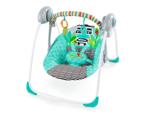 Leagan portabil Swing Zig Zag Zebra Bright Starts,poza 3