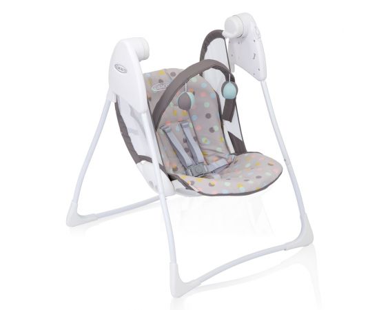 Balansoar Graco Baby Delight Confetti Grey, Culoare: Gri