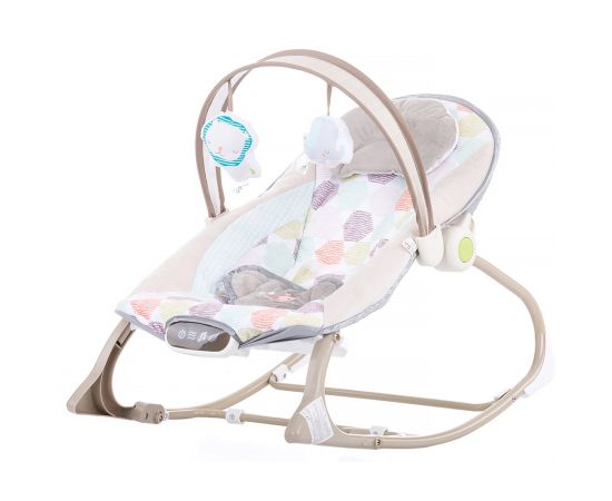 Scaunel balansoar Chipolino Dolce bird, Culoare: Crem