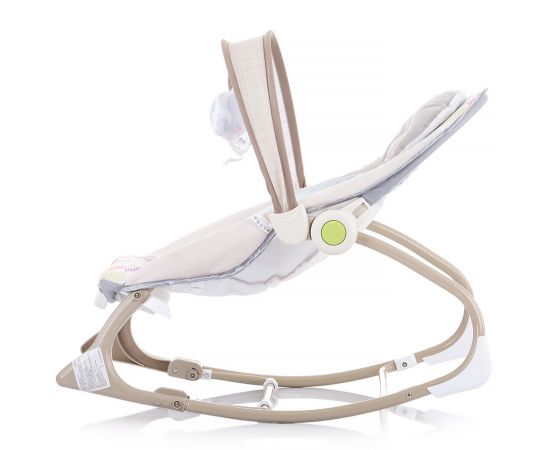 Scaunel balansoar Chipolino Dolce bird, Culoare: Crem,poza 3