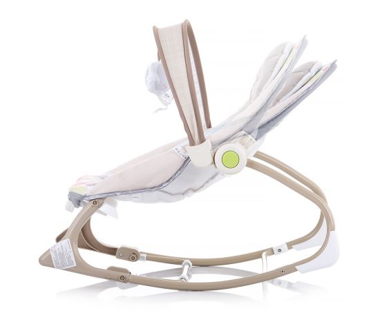 Scaunel balansoar Chipolino Dolce bird, Culoare: Crem,poza 4
