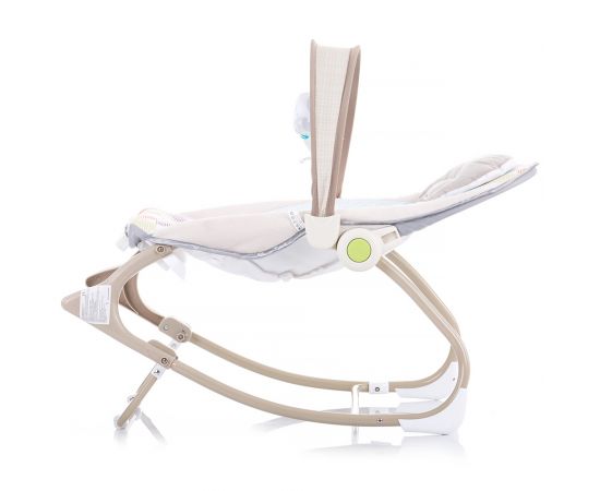 Scaunel balansoar Chipolino Dolce bird, Culoare: Crem,poza 5