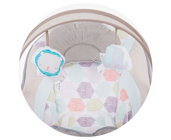 Scaunel balansoar Chipolino Dolce bird, Culoare: Crem,poza 6