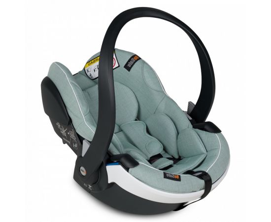 Scaun auto BeSafe iZi Go Modular X1 i-Size - Sea Green Mélange, Culoare: Verde, Grupa: 0-13kg (0 luni - 12 luni)