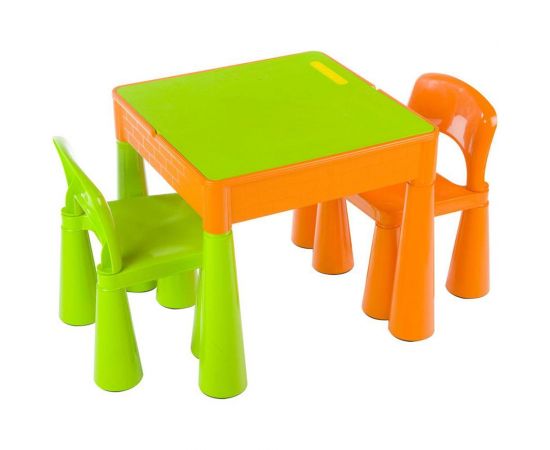Masuta Guliver cu 2 scaune Orange - Tega Baby