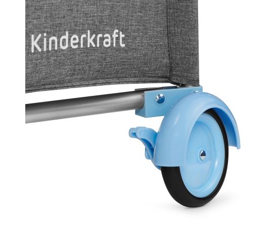 Patut pliant Kinderkraft Joy Blue, Culoare: Blue,poza 13