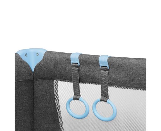Patut pliant Kinderkraft Joy cu accesorii Blue, Culoare: Blue,poza 14