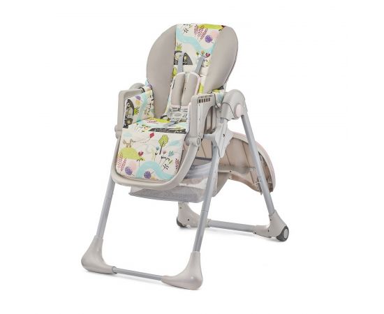 Scaun de masa Tastee Kinderkraft Pink Leaf, Culoare: Roz,poza 2