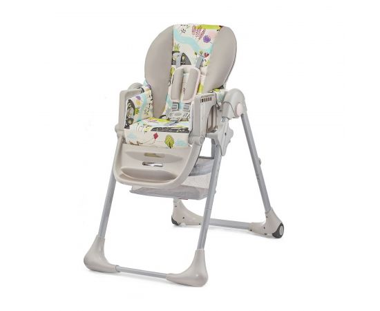 Scaun de masa Tastee Kinderkraft Pink Leaf, Culoare: Roz,poza 4