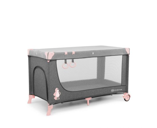 Patut pliant Kinderkraft Joy Pink, Culoare: Roz,poza 5