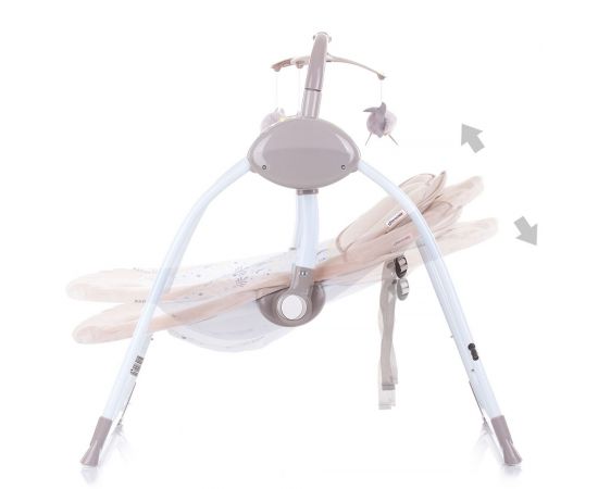 Leagan electric Chipolino Hug Latte, Culoare: Crem,poza 4