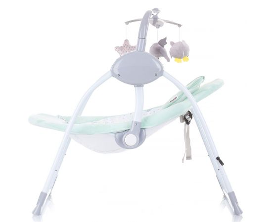 Leagan electric Chipolino Hug Mint, Culoare: Turquoise,poza 3