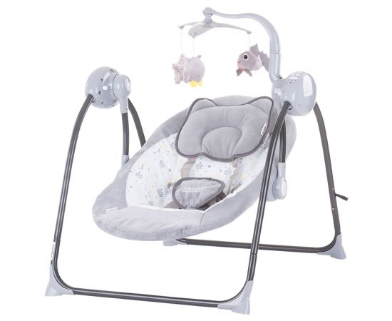 Leagan electric Chipolino Hug Mist, Culoare: Gri,poza 2