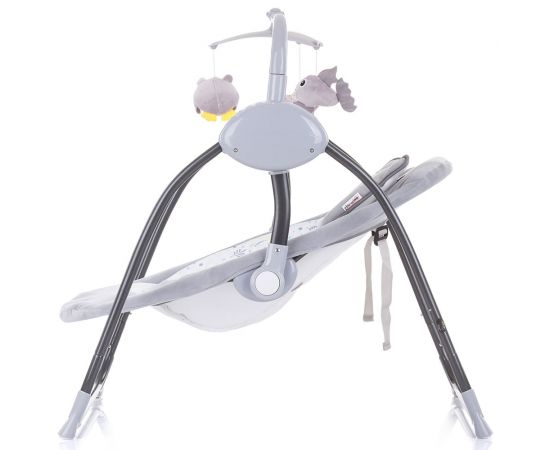 Leagan electric Chipolino Hug Mist, Culoare: Gri,poza 3