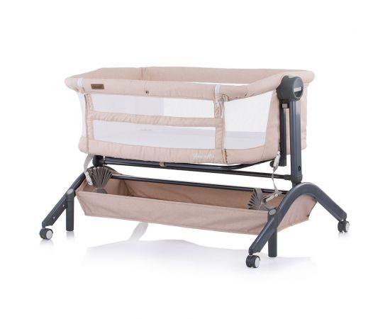 Patut Co-Sleeper Chipolino Amore Mio Vanilla, Culoare: Crem,poza 5