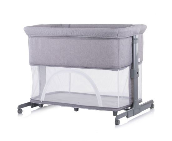Patut Co-Sleeper si Tarc Chipolino Mommy'n Me Gray Clouds, Culoare: Gri deschis,poza 3