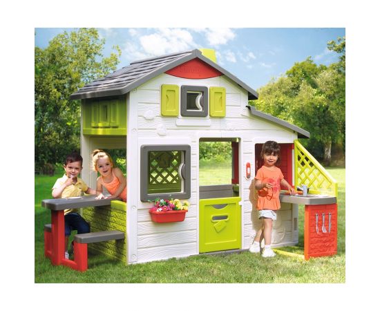 Casuta pentru copii Smoby Friends Playhouse Neo cu bucatarie,poza 6