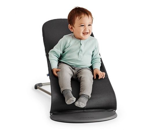 Balansoar BabyBjorn Bliss Anthracite, Mesh, Culoare: Gri,poza 2