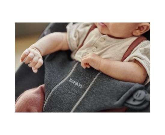 Balansoar BabyBjorn Bliss Charcoal Grey, 3D Jersey,poza 2