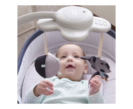 Sezlong 3 in 1 Tiny Love Rocker Napper, 0 luni +, Albastru cu Alb,poza 8