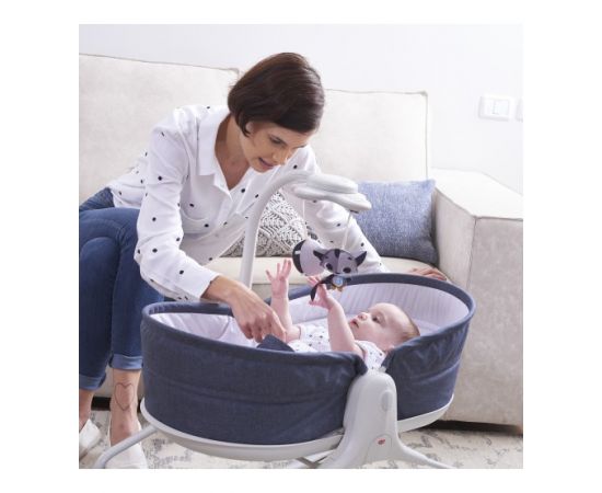 Sezlong 3 in 1 Tiny Love Rocker Napper, 0 luni +, Albastru cu Alb,poza 4