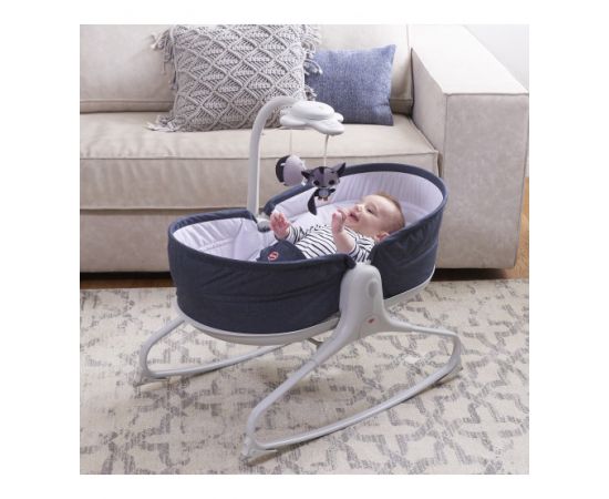 Sezlong 3 in 1 Tiny Love Rocker Napper, 0 luni +, Albastru cu Alb,poza 5