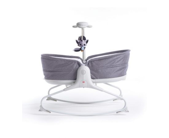 Sezlong 3 in 1 Tiny Love Rocker Napper, 0 luni +, Gri cu Alb