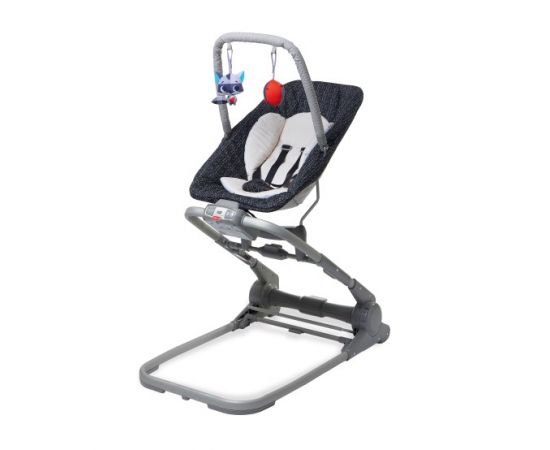 Sezlong 3 in 1 Aproape de mine, Negru, Tiny Love