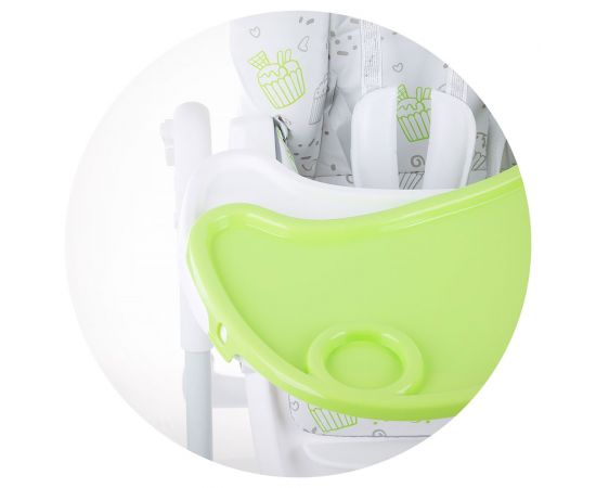 Scaun de masa Chipolino Sweety lime, Culoare: Verde,poza 8