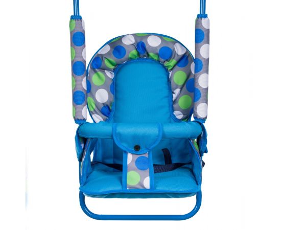Leagan pentru copii, Top Kids, pentru interior si exterior, Blue Dots, Culoare: Blue,poza 2