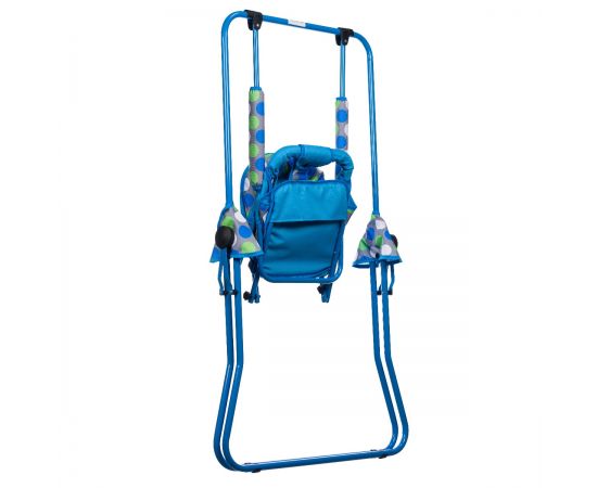 Leagan pentru copii, Top Kids, pentru interior si exterior, Blue Dots, Culoare: Blue,poza 4