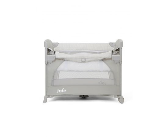 Patut pliant pentru cosleeping Joie Kubbie Wheat, Culoare: Gri deschis, Dimensiuni: 95x65,poza 3