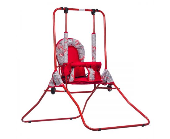 Leagan pentru copii, Top Kids, pentru interior si exterior, Red Birds, Culoare: Multicolor,poza 2